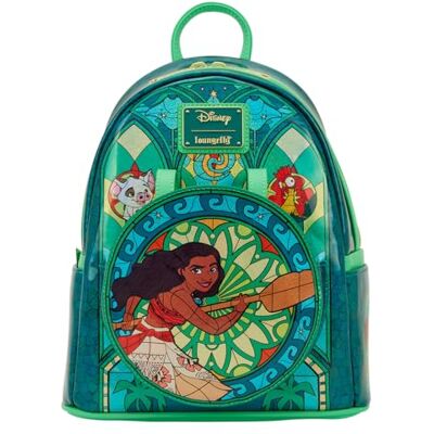 Funko Loungefly Disney: Moana Stained Glass Collection Mini Backpack Disney Princesses Esclusiva Amazon Sacchetto Carino da Collezione Idea Regalo Merchandising Ufficiale per i Ragazzi, Ragazze Funko Loungefly Disney: Moana Stained Glass Collection Mini Backpack Disney Princesses Esclusiva Amazon Sacchetto Carino da Collezione Idea Regalo Merchandising Ufficiale per i Ragazzi, Ragazze