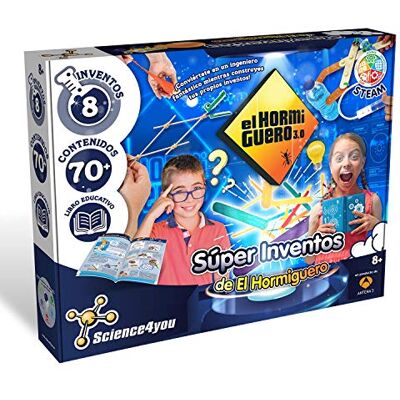 Science4You -Super Inventos de El Hormiguero-Giochi e Giocattoli scientifici ed educativi Bambine +8 Anni, Multicolore, 80002758 Science4You -Super Inventos de El Hormiguero-Giochi e Giocattoli scientifici ed educativi Bambine +8 Anni, Multicolore, 80002758