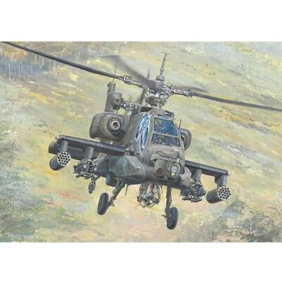 Kit Modellino AH-64A Apache Tardivo - Trumpeter Kit Modellino AH-64A Apache Tardivo - Trumpeter
