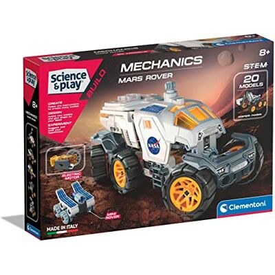 Clementoni Science & Play NASA Rover Set Scientifico per Bambini 8 Anni, Giocattoli STEM, Versione Inglese, Multicolore Clementoni Science & Play NASA Rover Set Scientifico per Bambini 8 Anni, Giocattoli STEM, Versione Inglese, Multicolore