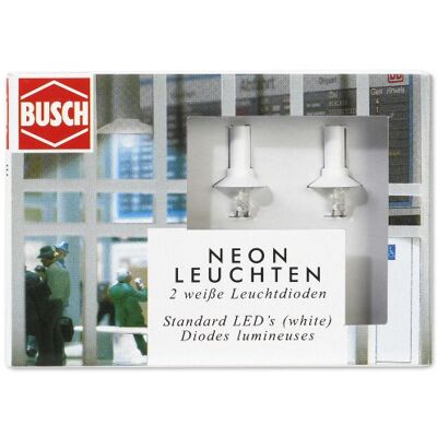 Busch Luci al Neon per modellismo (LED Bianchi) Busch Luci al Neon per modellismo (LED Bianchi)