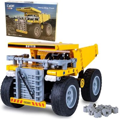 JAMARA CADA Bricks, veicoli da cantiere a partire dagli 8 anni, giocattolo per bambini, idea regalo per bambini, veicolo in blocchi di bloccaggio, ribaltabile manuale JAMARA CADA Bricks, veicoli da cantiere a partire dagli 8 anni, giocattolo per bambini, idea regalo per bambini, veicolo in blocchi di bloccaggio, ribaltabile manuale