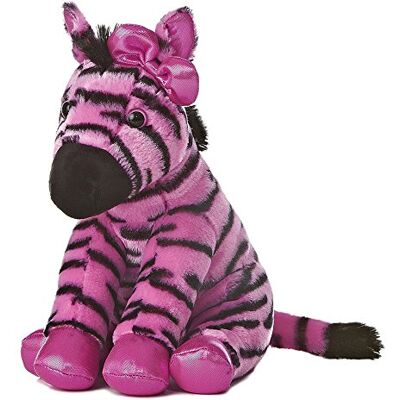 Aurora World Fabulous Destination Nation, Zebra di Peluche, Colore: Rosa/Nero Aurora World Fabulous Destination Nation, Zebra di Peluche, Colore: Rosa/Nero