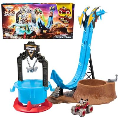 Monster Cable SFIDA Fango E Acqua Dalmatian Dunk E Auto Mostro Esclusivo Che Cambia Colore Scala 1:87- Auto per Bambini Giochi Bambini Giocattoli Bambini 3 anni + Monster Cable SFIDA Fango E Acqua Dalmatian Dunk E Auto Mostro Esclusivo Che Cambia Colore Scala 1:87- Auto per Bambini Giochi Bambini Giocattoli Bambini 3 anni +