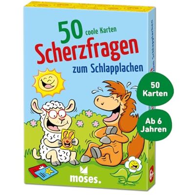 moses. Verlag GmbH 50 Carte Divertenti - Domande Scherzo Per Ridere - Gioco di Carte moses. Verlag GmbH 50 Carte Divertenti - Domande Scherzo Per Ridere - Gioco di Carte