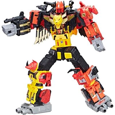 Transformers Power of the Primes, Predaking Titan Class, set di action figure Combiner Transformers Power of the Primes, Predaking Titan Class, set di action figure Combiner