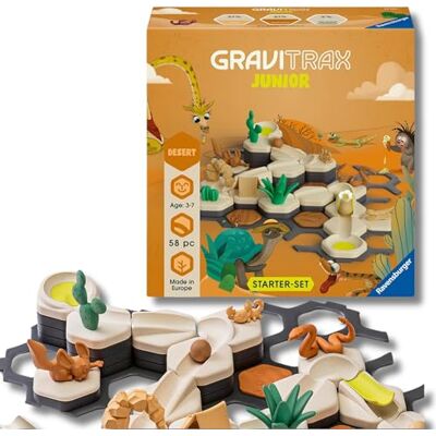 Ravensburger GraviTrax Junior Desert Starter-Set, Pista biglie 58 pezzi, Rompicapo bambini, Giochi bambini 3 anni e più, Gioco Interattivo ed Educativo STEM, Compatibile con tutti i GraviTrax Ravensburger GraviTrax Junior Desert Starter-Set, Pista biglie 58 pezzi, Rompicapo bambini, Giochi bambini 3 anni e più, Gioco Interattivo ed Educativo STEM, Compatibile con tutti i GraviTrax