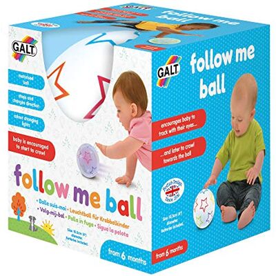 Galt Toys, Follow Me Ball, Baby Sensory Toys, Ages 6 Months Plus Galt Toys, Follow Me Ball, Baby Sensory Toys, Ages 6 Months Plus