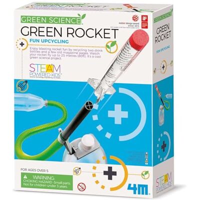 4M 00-03298 Green Science Razzo Ecologico Costruisci e Lancia il Tuo Razzo 4M 00-03298 Green Science Razzo Ecologico Costruisci e Lancia il Tuo Razzo