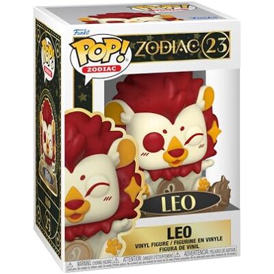 Funko POP! Zodiac: Leo Figura in vinile da collezione Idea regalo Prodotto ufficiale Giocattoli per bambini e adulti Modello di figura per collezionisti ed esposizione Funko POP! Zodiac: Leo Figura in vinile da collezione Idea regalo Prodotto ufficiale Giocattoli per bambini e adulti Modello di figura per collezionisti ed esposizione