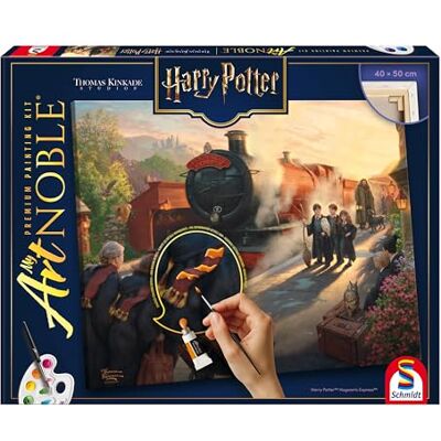 Schmidt Spiele My ArtNoble, Thomas Kinkade, Harry Potter Hogwarts Express, kit per pittura, arti e mestieri Schmidt Spiele My ArtNoble, Thomas Kinkade, Harry Potter Hogwarts Express, kit per pittura, arti e mestieri