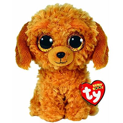 Ty Peluche Beanie Boos Cane Noodles Marrone Cagnolino con occhioni glitter dorati Il morbido pupazzo con gli occhi grandi scintillanti 15 Cm 36377 Ty Peluche Beanie Boos Cane Noodles Marrone Cagnolino con occhioni glitter dorati Il morbido pupazzo con gli occhi grandi scintillanti 15 Cm 36377