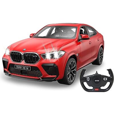 JAMARA BMW X6 M 1:14 2,4 GHz parabrezza trasparente, luce LED, auto RC, rosso JAMARA BMW X6 M 1:14 2,4 GHz parabrezza trasparente, luce LED, auto RC, rosso
