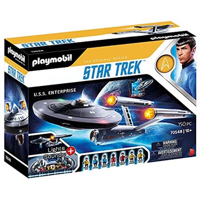 Playmobil Star Trek 70548 U.S.S. Enterprise NCC-1701, With AR app, light effects and original sounds, 10-99 years Playmobil Star Trek 70548 U.S.S. Enterprise NCC-1701, With AR app, light effects and original sounds, 10-99 years