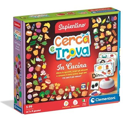 Clementoni Sapientino Cerca E Trova In Cucina, Gioco Educativo 5-99 Anni, 3 Modalità Di Gioco E 250 Soggetti, Made In Italy, Lingua Italiana, Clementoni Sapientino Cerca E Trova In Cucina, Gioco Educativo 5-99 Anni, 3 Modalità Di Gioco E 250 Soggetti, Made In Italy, Lingua Italiana,