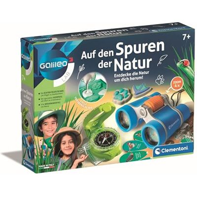 Clementoni Galileo Lab Sulle orme della natura, kit di sperimentazione, giocattolo per bambini dagli 8 anni di 59330 Clementoni Galileo Lab Sulle orme della natura, kit di sperimentazione, giocattolo per bambini dagli 8 anni di 59330
