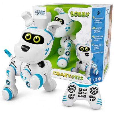 Xtrem Bots Cane Robot Bobby Robot Interattivo Regalo per Bambini 5 Anni Xtrem Bots Cane Robot Bobby Robot Interattivo Regalo per Bambini 5 Anni