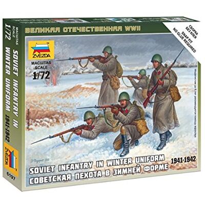 Zvezda Fanteria sovietica Winter Uniform Zvezda Fanteria sovietica Winter Uniform
