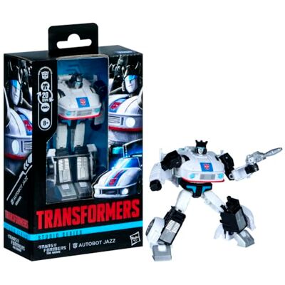 Transformers Toys Studio Series Deluxe Class : The Movie Autobot Jazz, action figure di conversione da 11,4 cm, giocattoli robot, 8+ Transformers Toys Studio Series Deluxe Class : The Movie Autobot Jazz, action figure di conversione da 11,4 cm, giocattoli robot, 8+