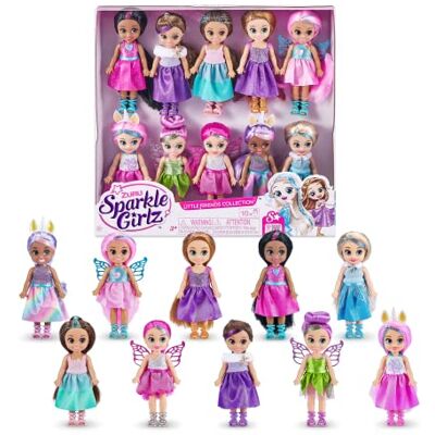 Sparkle Girlz Set di 7 Bambole da 10,5 pollici - Bambole Sparkle Girlz Set di 7 Bambole da 10,5 pollici - Bambole