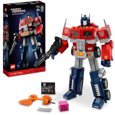 Lego Icons Optimus Prime, Modellino da Costruire 2in1 del Leader dei Transformers, da Modalità Camion a Robot, Set da Collezione per Adulti, Idea Regalo per Uomo, Donna, Lui o Lei Lego Icons Optimus Prime, Modellino da Costruire 2in1 del Leader dei Transformers, da Modalità Camion a Robot, Set da Collezione per Adulti, Idea Regalo per Uomo, Donna, Lui o Lei