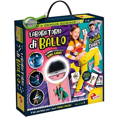 Liscianigiochi , I'm a Genius Laboratorio di Ballo Social Dance, Ring Light Portatile, Selfie Stick Sagomati, Multicolore, Liscianigiochi , I'm a Genius Laboratorio di Ballo Social Dance, Ring Light Portatile, Selfie Stick Sagomati, Multicolore,