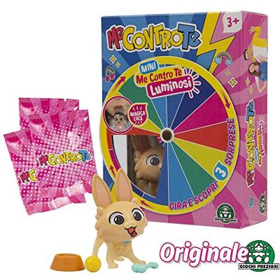 Giochi Preziosi Me Contro Te Ray Il Cagnolino, Mini Personaggio Luminoso, Si Illumina la Buio con Un Soffio in 6 Differenti Colori, per Bambine a Partire dai 3 Anni, Multicolore, MEC38200 Giochi Preziosi Me Contro Te Ray Il Cagnolino, Mini Personaggio Luminoso, Si Illumina la Buio con Un Soffio in 6 Differenti Colori, per Bambine a Partire dai 3 Anni, Multicolore, MEC38200