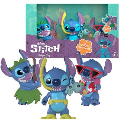Disney Stitch Fidget Confezione da 3 statuette di Lilo & Stitch, ogni 1 include 1 accessori speciali, colleziona le tue bambole preferite, 5+ anni, famosa () Disney Stitch Fidget Confezione da 3 statuette di Lilo & Stitch, ogni 1 include 1 accessori speciali, colleziona le tue bambole preferite, 5+ anni, famosa ()