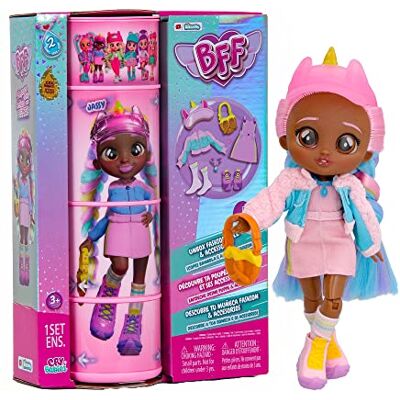 BFF BY CRY BABIES S2 Jassy Bambola alla moda da Collezione con Capelli lunghi, Vestitini in tessuto e 9 Accessori Giocattolo per bambini e bambine +5 Anni BFF BY CRY BABIES S2 Jassy Bambola alla moda da Collezione con Capelli lunghi, Vestitini in tessuto e 9 Accessori Giocattolo per bambini e bambine +5 Anni