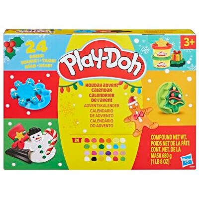 Hasbro Play-Doh, playset Calendario dell'Avvento delle Vacanze Hasbro Play-Doh, playset Calendario dell'Avvento delle Vacanze
