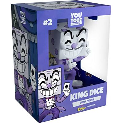 YouTooz You Tooz Statuetta in vinile King Dice, 11,4 cm, da collezione, da The Cuphead Netflix Show, by Cuphead Collection YouTooz You Tooz Statuetta in vinile King Dice, 11,4 cm, da collezione, da The Cuphead Netflix Show, by Cuphead Collection