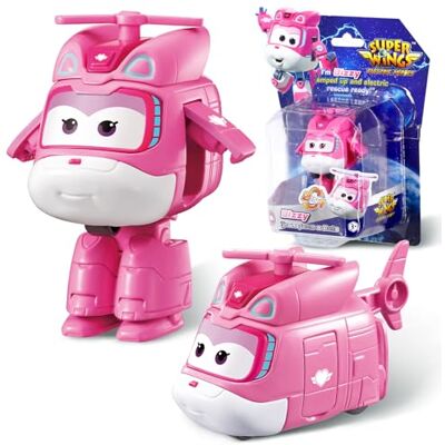 Super Wings Giocattoli Transforming Dizzy, Figura d'azione 2 in 1, Aereo robot giocattolo da 5 cm/2 in, giocattolo Transforming, adatto a bambini e bambine dai 3 anni in su Super Wings Giocattoli Transforming Dizzy, Figura d'azione 2 in 1, Aereo robot giocattolo da 5 cm/2 in, giocattolo Transforming, adatto a bambini e bambine dai 3 anni in su