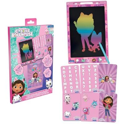Lexibook , La casa delle Bambole di Gabby, Lavagna Magica, Gioco d'Arte e Artigianato per Bambine e Bambini, Disegni Multicolori, Schermo da 28 cm, Include 1 Pennino e 6 Stencil, Rosa, Lexibook , La casa delle Bambole di Gabby, Lavagna Magica, Gioco d'Arte e Artigianato per Bambine e Bambini, Disegni Multicolori, Schermo da 28 cm, Include 1 Pennino e 6 Stencil, Rosa,