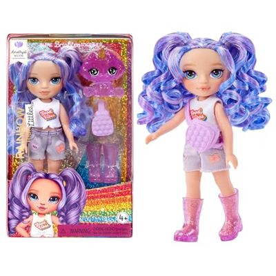 Rainbow High Littles Poupée 15cm + animal de compagnie Violet Des 4ans Rainbow High Littles Poupée 15cm + animal de compagnie Violet Des 4ans