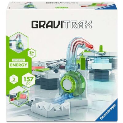 Ravensburger Kit di Azione Energy -GraviTrax Starter Kit per la Tua Pista e Giocattoli da Costruzione a Partire dagli 8 Anni in su, Accessori GraviTrax suonabili da Solo Ravensburger Kit di Azione Energy -GraviTrax Starter Kit per la Tua Pista e Giocattoli da Costruzione a Partire dagli 8 Anni in su, Accessori GraviTrax suonabili da Solo