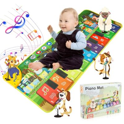 Carehabi Tappeto Gioco Bambini 1 Anno Regalo Bambina 1 Anno Giochi Bambini con 19 Canzoni e 9 Tasti del Pianoforte Giochi Musicali per Ragazze 1 2 3 4 5 6 Regali di Natale Carehabi Tappeto Gioco Bambini 1 Anno Regalo Bambina 1 Anno Giochi Bambini con 19 Canzoni e 9 Tasti del Pianoforte Giochi Musicali per Ragazze 1 2 3 4 5 6 Regali di Natale