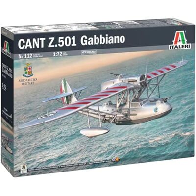 Italeri 0112 CANT Z.501 Gabbiano, scala 1:72, Plastic Model Kit/Modello in plastica da montare Italeri 0112 CANT Z.501 Gabbiano, scala 1:72, Plastic Model Kit/Modello in plastica da montare