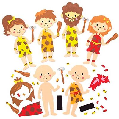 Baker Ross Magneti Combinabili Eta’ della Pietra Confezione da 8, magneti per bambini, magnete per frigorifero per bambini, kit fai da te con magneti personalizzati Baker Ross Magneti Combinabili Eta’ della Pietra Confezione da 8, magneti per bambini, magnete per frigorifero per bambini, kit fai da te con magneti personalizzati