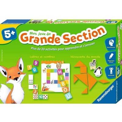Ravensburger Gioco didattico La mia ampia sezione giochi Pacchetto didattico completo 20 attività 3° programma prescolare A partire dai 5 anni Ravensburger Gioco didattico La mia ampia sezione giochi Pacchetto didattico completo 20 attività 3° programma prescolare A partire dai 5 anni