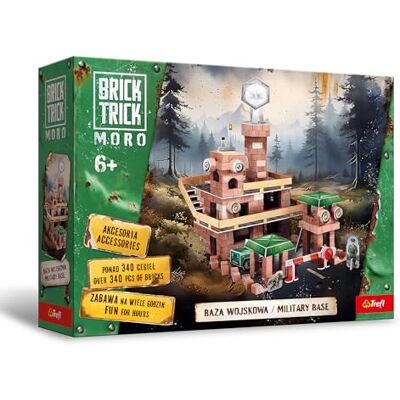 Trefl Brick Trick Moro: Base Militare/Base Military: Costruisce con mattoni, Blocchi Eco in mattoni, 340 mattoni riutilizzabili, Set creativo per bambini a partire da 6 anni Trefl Brick Trick Moro: Base Militare/Base Military: Costruisce con mattoni, Blocchi Eco in mattoni, 340 mattoni riutilizzabili, Set creativo per bambini a partire da 6 anni