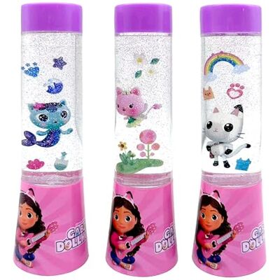 Joy Toy Joytoy Gabby's Dollhouse Lampada LED glitterata per casa delle bambole, 4,5 x 4,5 x 15 cm Joy Toy Joytoy Gabby's Dollhouse Lampada LED glitterata per casa delle bambole, 4,5 x 4,5 x 15 cm
