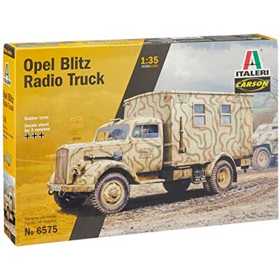 Italeri IT6575 Modellino Veicolo da Guerra In Plastica da Montare, Opel Blitz Ehinheitskoffer Radio Truck, Scala 1:35 Italeri IT6575 Modellino Veicolo da Guerra In Plastica da Montare, Opel Blitz Ehinheitskoffer Radio Truck, Scala 1:35