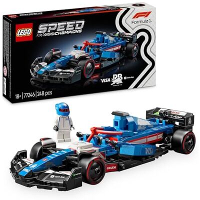 Lego Speed Champions Auto da Corsa F1 Visa Cash App RB VCARB 01 Modello di Macchina da Collezione con Minifigure del Pilota di Formula 1, Regalo per Uomo, Donna e Adulti Fan dell'Automobilismo Lego Speed Champions Auto da Corsa F1 Visa Cash App RB VCARB 01 Modello di Macchina da Collezione con Minifigure del Pilota di Formula 1, Regalo per Uomo, Donna e Adulti Fan dell'Automobilismo