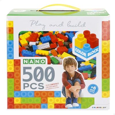 COLORBABY Colore Block Blocchi Costruzione Bambini, 500 Pezzi Mini, Taglia Piccola, Compatibilità Universale, Costruzioni, Giocattolo Costruire, Giochi educativi, Giocattoli Bambino 6 Anni COLORBABY Colore Block Blocchi Costruzione Bambini, 500 Pezzi Mini, Taglia Piccola, Compatibilità Universale, Costruzioni, Giocattolo Costruire, Giochi educativi, Giocattoli Bambino 6 Anni