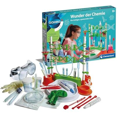 Clementoni Galileo Lab Wunderder der Chemie Laboratorio Chimico con 180 esperimenti per la casa Scatola per esperimenti Giocattolo per Bambini dagli 8 Anni in su, Clementoni Galileo Lab Wunderder der Chemie Laboratorio Chimico con 180 esperimenti per la casa Scatola per esperimenti Giocattolo per Bambini dagli 8 Anni in su,