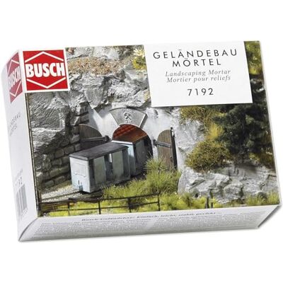 Busch Mortaio paesaggistico Grigio da 500 g Busch Mortaio paesaggistico Grigio da 500 g