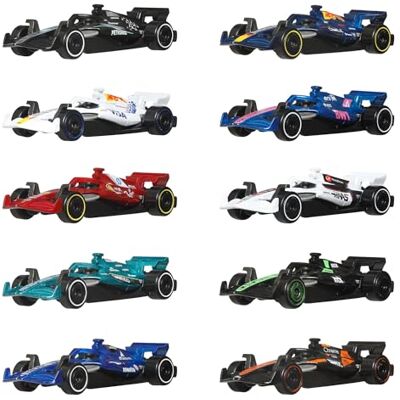 Hot Wheels Formula 1 2025 Confezione da 10 Hot Wheels Formula 1 2025 Confezione da 10