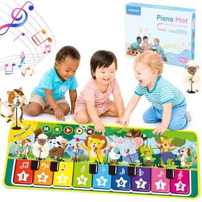 Carehabi Tappeto Gioco Bambini 1 Anno Regalo Bambina 1 Anno Giochi Bambini con 19 Canzoni e 9 Tasti del Pianoforte Tappetino Musicale per Bambini per Ragazze 1 2 3 4 5 6 Regali di Natale Carehabi Tappeto Gioco Bambini 1 Anno Regalo Bambina 1 Anno Giochi Bambini con 19 Canzoni e 9 Tasti del Pianoforte Tappetino Musicale per Bambini per Ragazze 1 2 3 4 5 6 Regali di Natale