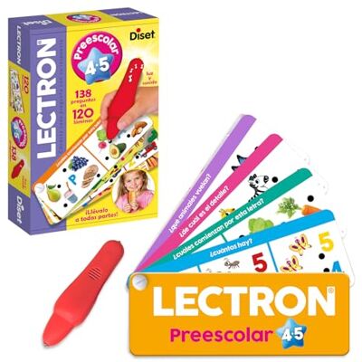 Diset Lectron Fan on The Go Prescolare, Gioco Educativo per Bambini a Partire da 4 Anni Diset Lectron Fan on The Go Prescolare, Gioco Educativo per Bambini a Partire da 4 Anni