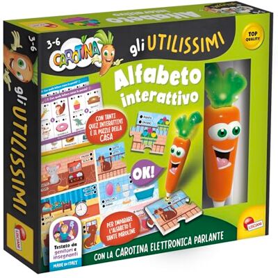 Liscianigiochi CAROTINA Penna PARLANTE Gli UTILISSIMI Alfabeto INTERATTIVO Liscianigiochi CAROTINA Penna PARLANTE Gli UTILISSIMI Alfabeto INTERATTIVO